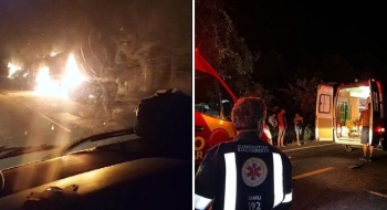 Acidente entre ônibus e carreta deixa mortos e feridos em rodovia de Goiás
